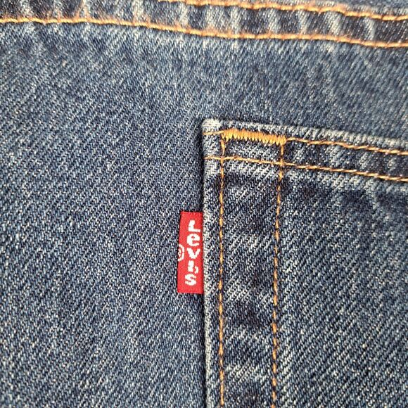 Levi's Men's 550 Jeans 44x32 Rinse Big and Tall Relaxed Fit NWT New With Tags - Picture 11 of 16